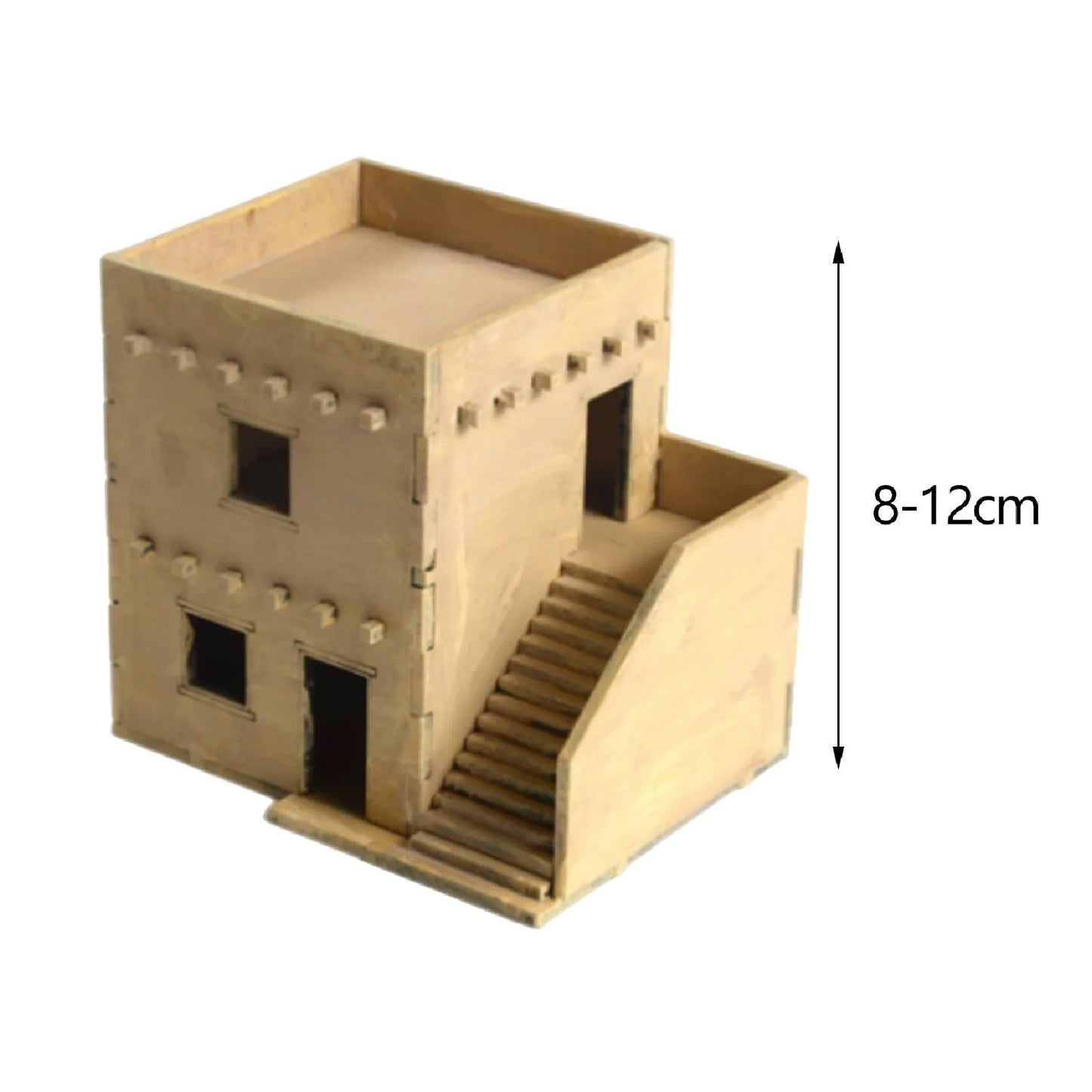 1/72 Wooden Building Model Kits European Store Scene Model Rural Architecture Wooden Assembly Model Miniature House Landscape