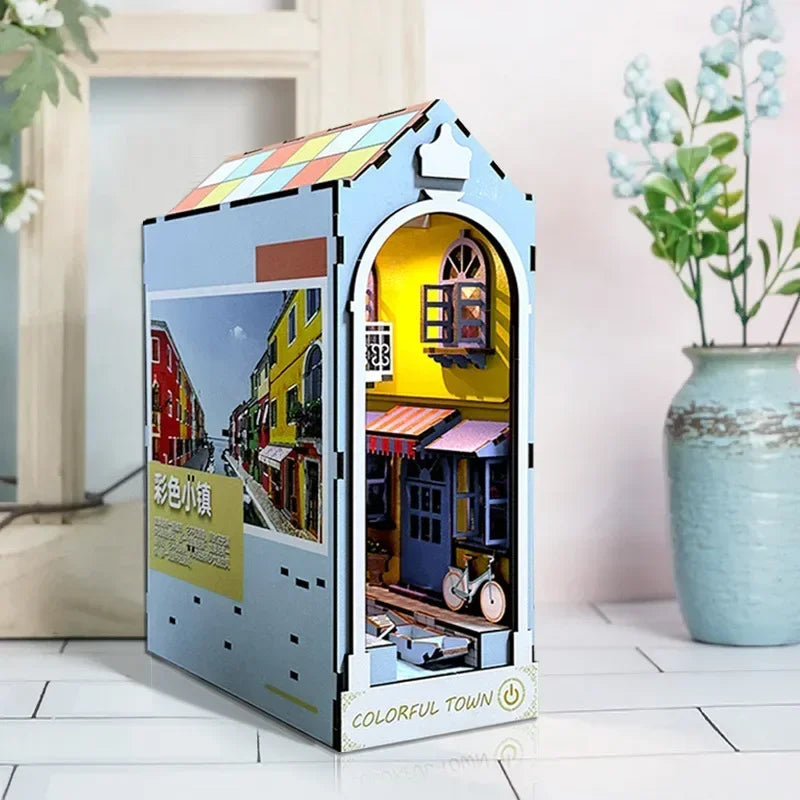 Cartoon 3D stereoscopic creative diy house ornaments, handmade bookshelf decorations, ornaments, children's toys and gifts