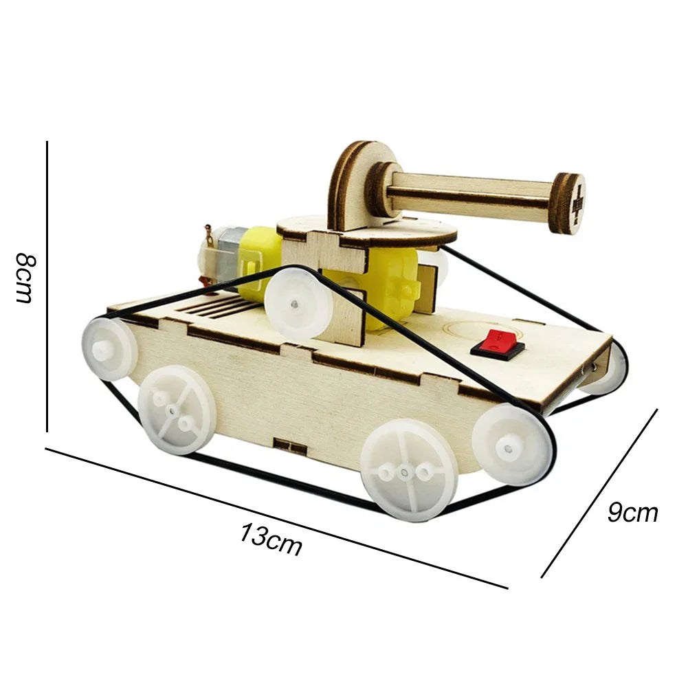 DIY Wooden Robot Eating Coin Invention Model Teaching Learning STEM Project for Students Kids Science Experiment Assemble Kit