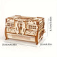 1pc 3D Wooden Puzzle Treasure Box Hand-Assembled Machinery Treasure Box