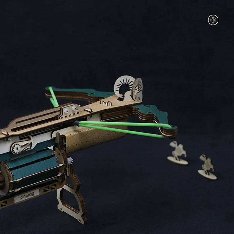 DIY Wooden 3D Puzzles The Demon of Strong Crossbow Miniature Model Kits Gun Jigsaw Puzzle for Friends Boys Birthday Gifts