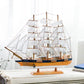 Wooden Sailing Ship Ornaments Famous Sailing Ships In The Age of Voyages Wooden Artwork Souvenirs for Office and Home Decoration