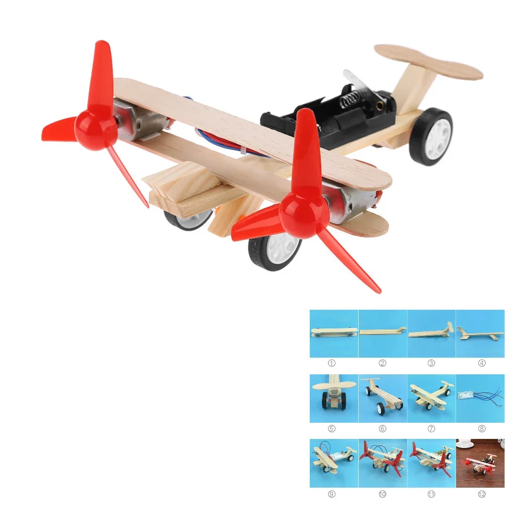 DIY Wooden Robot Eating Coin Invention Model Teaching Learning STEM Project for Students Kids Science Experiment Assemble Kit