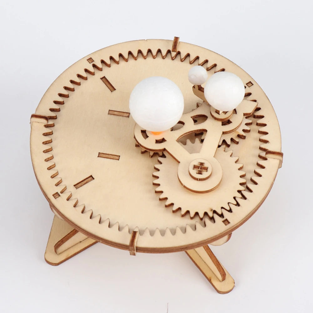 School Projects Teaching Educational Equipment Simulation Cabin Wooden Child 3D Handmade Wood House Model DIY Jigsaw Puzzle Toy