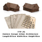 1/72 Wood Eastern European Towns Assemble Building Model Decoration DIY Handmade Architecture Scenes Toy