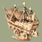 Adult 3D Wooden Puzzle Handmade DIY Boat Crafts Model Kit Hands-On Event Table Decoration Birthday or Christmas Gift