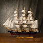 Wooden Sailing Ship Ornaments Famous Sailing Ships In The Age of Voyages Wooden Artwork Souvenirs for Office and Home Decoration