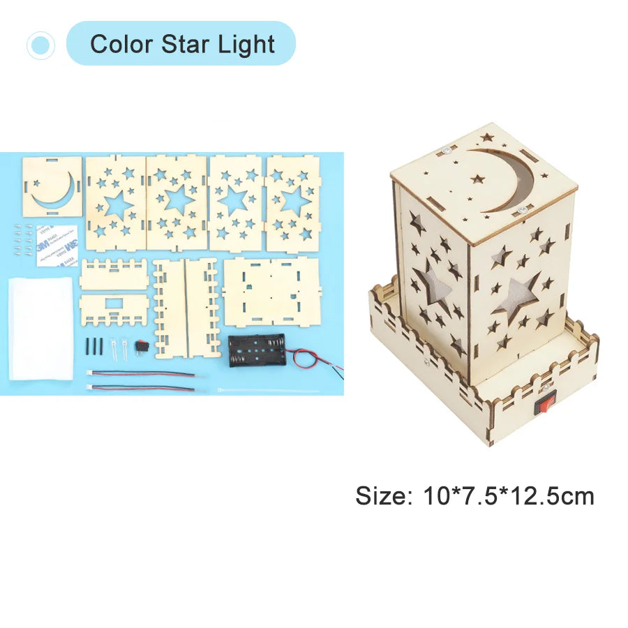 Wood Craft Kit STEM Kits DIY Science Building Projects 3D Wooden Puzzles Assembly Model Set Educational Toys for Boys & Girls