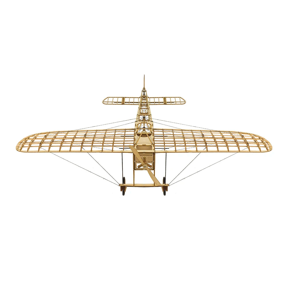 Real Hawk Bleriot XI Airplane Scale 1:20 Aircraft Wood Solid DIY Assembly Model Set Wood Toys Ornaments Children's Gift