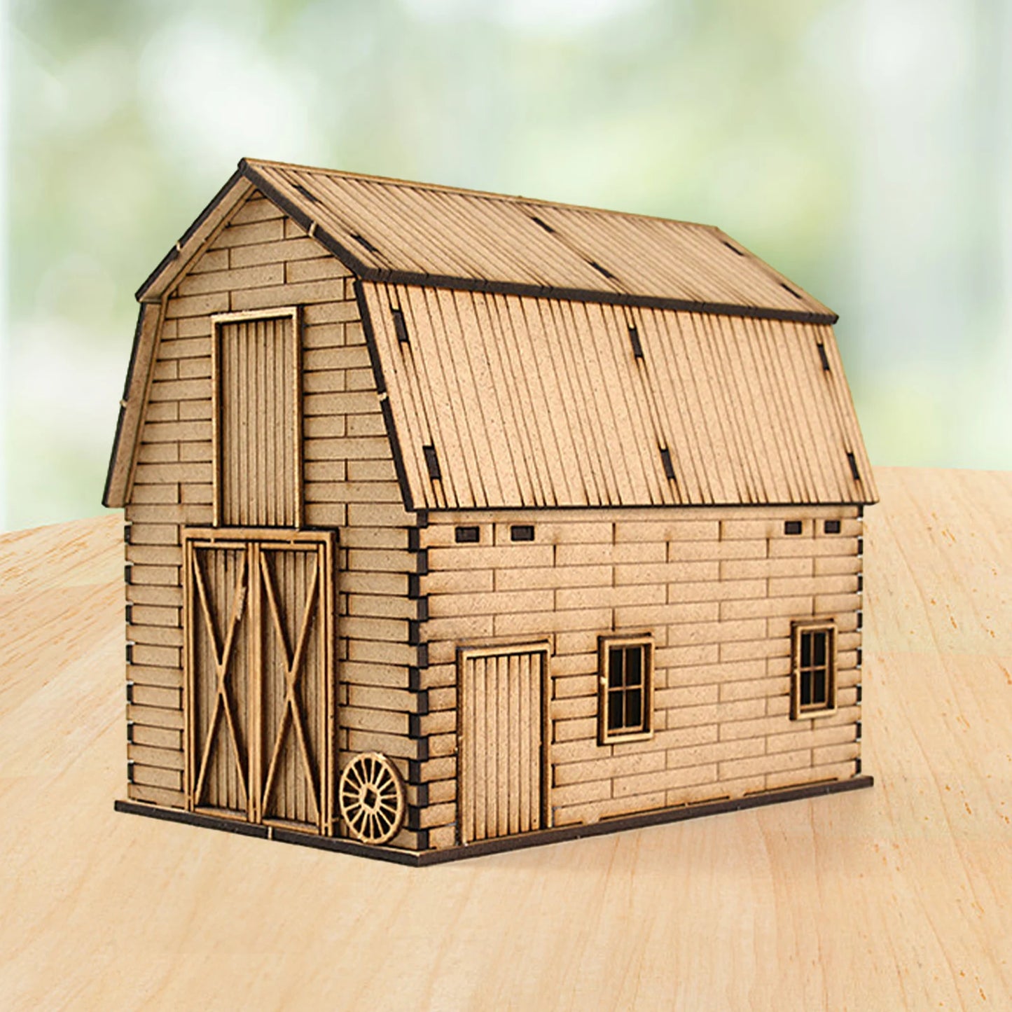 1/72 Miniature Wooden House DIY Innteractive Unassembly Granary Model for Micro Landscape Accessory Diorama Sand War Scene