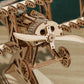 3D Wooden Puzzle Wood DIY Craft  Bi-Plane Model kits Handmade Gifts