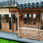 1:50 Scale Chinese Ancient Wooden House Model Kit – DIY Miniature Architecture Building Set for Home Decoration, Desk Display