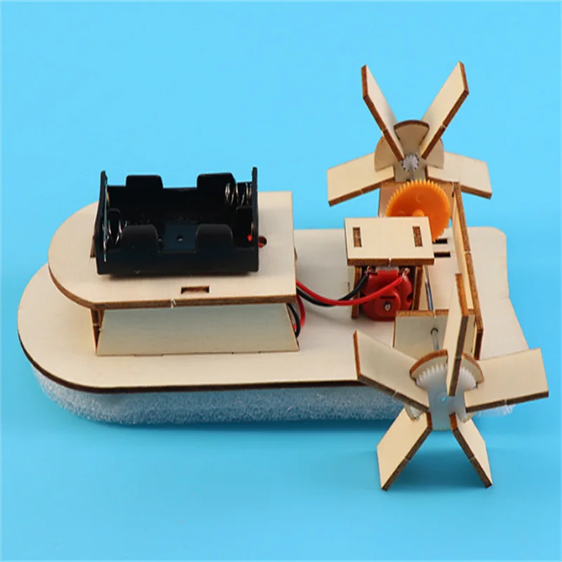 Wooden Assembly Ship DIY Handmade Toy Science Experiment Set Assembly Material Pack Toy Elementary School Experimental Equipment