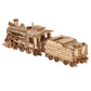 Locomotive 3D Wooden Puzzle Scale Model DIY Model Kit Handcraft Gift,Home Decoration,Mechanical Model Kit, Building Toy
