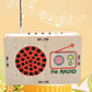 Handmade DIY DIY FM Radio Manual Assembly Steam Model Science Education Radio Power Bank Multifunctional
