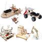 DIY Science Toys Children Educational STEM Projects Kits 3D Assemble Boat Car Model Wood Puzzle Toy Scientific Experiment Kits