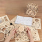 161PCS Adult 3D Wooden Puzzle Owl Clock - Mechanical Model Making Kit Men Women DIY Handmade Puzzle Clock Puzzle