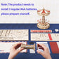 Children's 3D Wooden Puzzle Magic Amusement Park Wooden Toys Music Box Building Blocks Amusement Park Series Gifts Easy Assembly