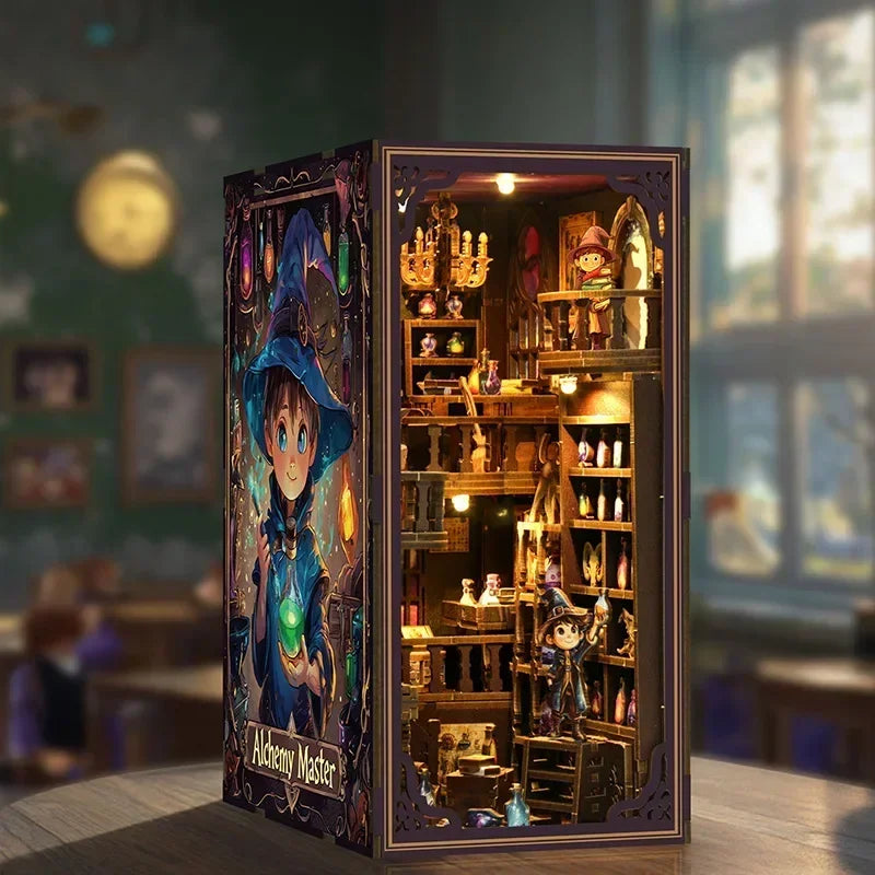 Cartoon 3D stereoscopic creative diy house ornaments, handmade bookshelf decorations, ornaments, children's toys and gifts