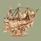 Adult 3D Wooden Puzzle Handmade DIY Boat Crafts Model Kit Hands-On Event Table Decoration Birthday or Christmas Gift