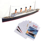 Wooden Assembly Ship Model Series Handmade Building Blocks Puzzle Assembly Brain Toy 3D Paper Card Model Sets ship model