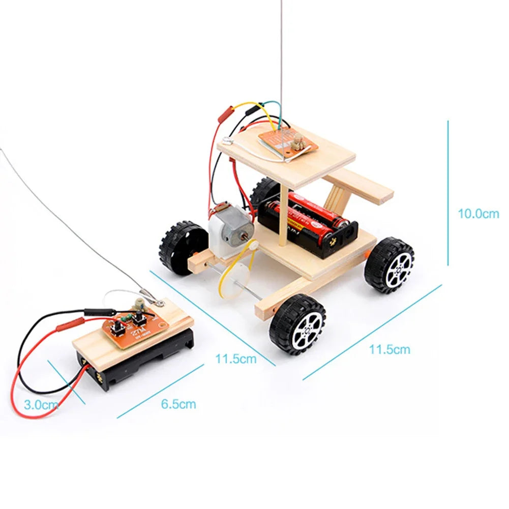 DIY Wooden Robot Eating Coin Invention Model Teaching Learning STEM Project for Students Kids Science Experiment Assemble Kit