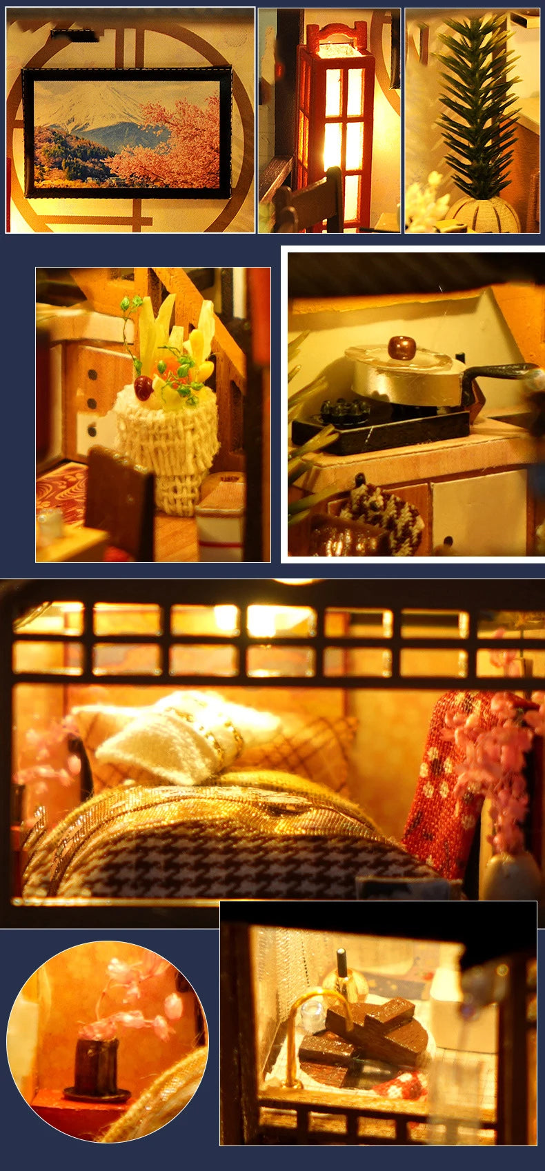 2025 new DIY Wooden Miniature Model Kit Forest Adventures Casa Doll Houses 3D Puzzle Dollhouse With Furniture for Friends Gifts