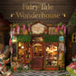 DIY Wooden Fairy-Tale Wonderhous Casa Figurines Miniatures Bookend Assembled Houses for Friends Birthday Gifts Home Decor Crafts