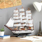 Wooden Sailing Ship Ornaments Famous Sailing Ships In The Age of Voyages Wooden Artwork Souvenirs for Office and Home Decoration