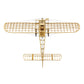 Real Hawk Bleriot XI Airplane Scale 1:20 Aircraft Wood Solid DIY Assembly Model Set Wood Toys Ornaments Children's Gift
