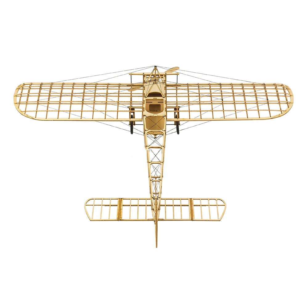 Real Hawk Bleriot XI Airplane Scale 1:20 Aircraft Wood Solid DIY Assembly Model Set Wood Toys Ornaments Children's Gift