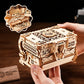 Wooden Desktop Ornament 3D Wooden Puzzle DIY Antique Jewelry Box Craft Kit Fun Storage Box Decoration Birthday Gift