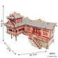 Chinese Architecture 3D Wooden Construction Puzzles Building House Model Wood Jigsaw DIY Educational Toys For Children Kids
