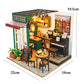 Wooden 3D Puzzles Mini Doll House DIY Small House Kits Assembly Model Building Room Bedroom With Furniture Dollhouse Xmas Gifts