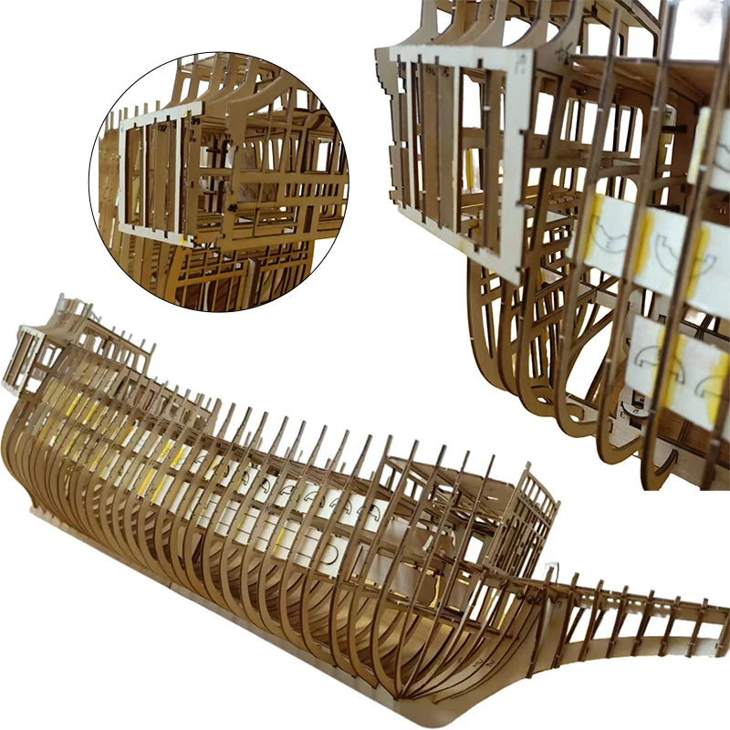 Silent Mary DIY Wooden Ship Model Wooden Kit Model Handmade