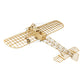 Real Hawk Bleriot XI Airplane Scale 1:20 Aircraft Wood Solid DIY Assembly Model Set Wood Toys Ornaments Children's Gift
