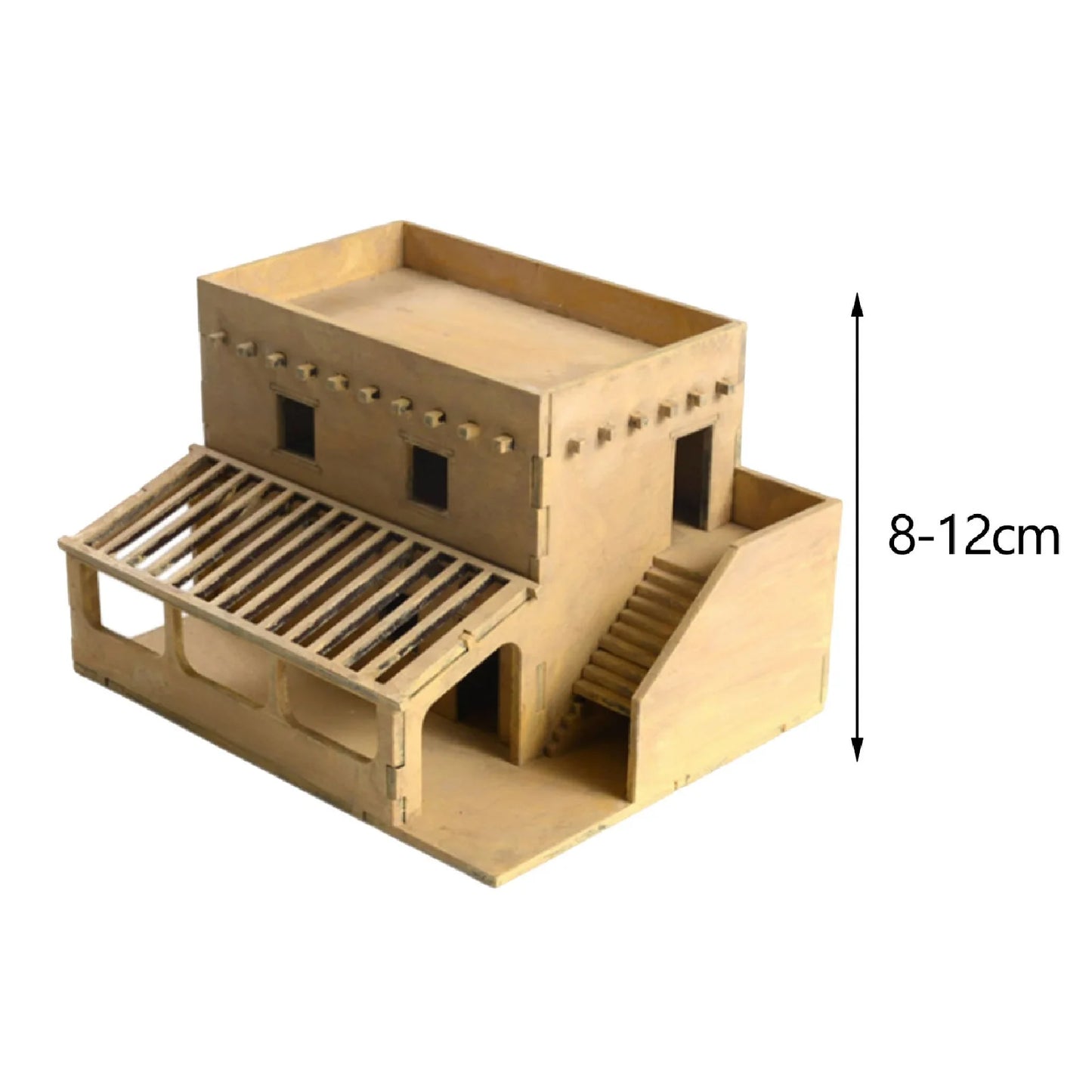 1/72 Wooden Building Model Kits European Store Scene Model Rural Architecture Wooden Assembly Model Miniature House Landscape