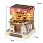 Wooden 3D Puzzles Mini Doll House DIY Small House Kits Assembly Model Building Room Bedroom With Furniture Dollhouse Xmas Gifts