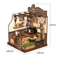 Wooden 3D Puzzles Mini Doll House DIY Small House Kits Assembly Model Building Room Bedroom With Furniture Dollhouse Xmas Gifts