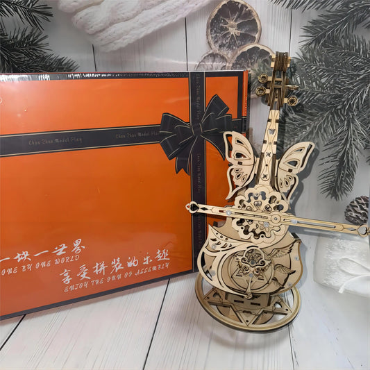 Puzzle 3D Modèle De Violoncelle En Bois, Bricolage, Assemblage, Violon, Boîte À Musique, Kits De Construction, Maison, Salon, Dé