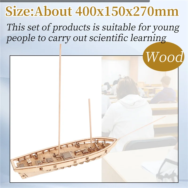 DIY Ship Assembly Model Kits 1/100 Classical Ship Models Sailing Boats Scale Model Decoration Boat  For Kids Adultsb87b