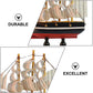Wooden Sailboat Model Sailboat Decor Creative Ship Miniature Statue Figurine Home Decor Wooden Pirate Ship Model nament Sailing