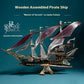 Master Of Mystery Future Pirate Ship Wooden Assembly Model Desktop Decoration Friend'S Birthday Gift Boutique Gift Box Set
