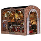 Book Nook Kit Tram Station Retro 3D DIY Wooden Puzzle Handmade Bookshelf Dollhouse Model Bookend Building Home Decoration