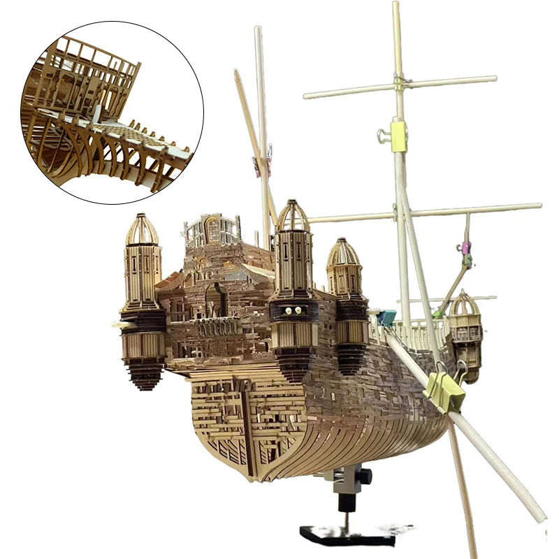 Silent Mary DIY Wooden Ship Model Wooden Kit Model Handmade