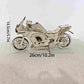 Adult 3D Wooden Puzzle Motorcycle Model Kit DIY Handmade Crafts Create Unique Birthday or Christmas Gifts