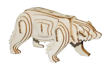 Wooden Building 3D Small House Beauty House Jigsaw Puzzle Laser Version Children's Early Education Educational Toys Kids Toys