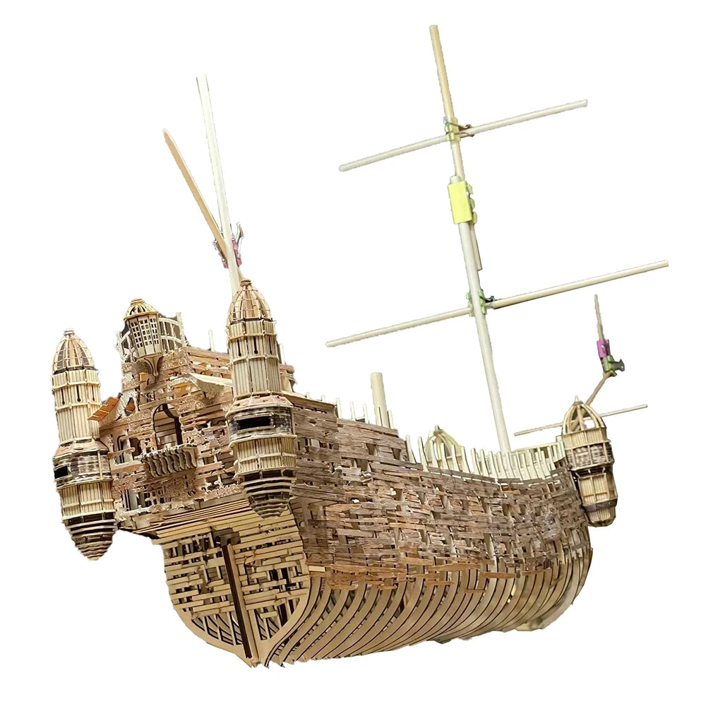 Silent Mary DIY Wooden Ship Model Wooden Kit Model Handmade