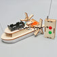 Wooden Ship Model Kit DIY Handmade Remote Control Ship Model Mini Boat Model Gift For Educational Manual Science