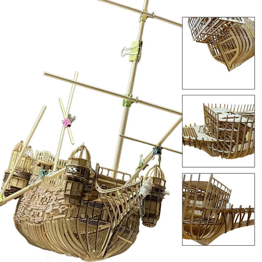 Silent Mary DIY Wooden Ship Model Wooden Kit Model Handmade